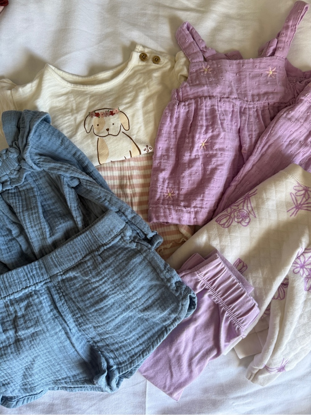 BUNDLE 4 Baby Girl Matching Sets